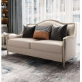 Combinación de sofá de cuero americano de lujo de lujo